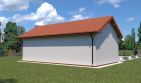Projekt garażu Planujdom GŻ46 - parterowy dom o powierzchni 64,48 m², dach dwuspadowy - ujęcie 4