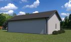 Projekt budynku gospodarczego Planujdom G03 ver1 - parterowy dom o powierzchni 96,46 m², dach dwuspadowy - ujęcie 4