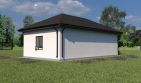 Projekt budynku gospodarczego Planujdom G49 - parterowy dom o powierzchni 71,54 m², dach kopertowy - ujęcie 3