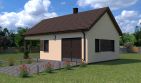 Projekt budynku gospodarczego Planujdom G52 - parterowy dom o powierzchni 56,50 m², dach dwuspadowy - ujęcie 2