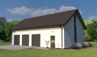 Projekt budynku gospodarczego Planujdom G53 - parterowy dom o powierzchni 115,88 m², dach dwuspadowy - ujęcie 2
