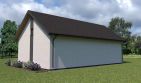 Projekt budynku gospodarczego Planujdom G53 - parterowy dom o powierzchni 115,88 m², dach dwuspadowy - ujęcie 3