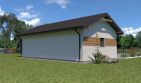 Projekt budynku gospodarczego Planujdom G56 - parterowy dom o powierzchni 65,88 m², dach dwuspadowy - ujęcie 4