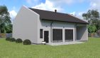 Projekt budynku gospodarczego Planujdom G58 - parterowy dom o powierzchni 156,67 m², dach dwuspadowy, koszt budowy 329 007 zł - ujęcie frontu