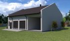Projekt budynku gospodarczego Planujdom G58 - parterowy dom o powierzchni 156,67 m², dach dwuspadowy - ujęcie 2