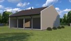Projekt budynku gospodarczego Planujdom G58 - parterowy dom o powierzchni 156,67 m², dach dwuspadowy - ujęcie 4