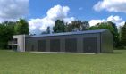 Projekt budynku gospodarczego Planujdom G61 - parterowy dom o powierzchni 429,87 m², dach dwuspadowy - ujęcie 2