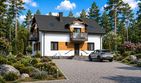 Projekt domu Planujdom 001 - parterowy z poddaszem dom o powierzchni 168,50 m², dach dwuspadowy - ujęcie 6