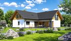 Projekt domu Planujdom 005 - parterowy z poddaszem dom o powierzchni 256,93 m², dach wielospadowy - ujęcie 4