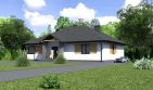 Projekt domu Planujdom 010 ver2 - parterowy dom o powierzchni 234,31 m², dach kopertowy - ujęcie 2