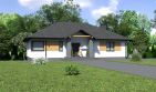 Projekt domu Planujdom 010 ver2 - parterowy dom o powierzchni 234,31 m², dach kopertowy - ujęcie 5