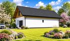 Projekt domu Planujdom 016 - parterowy dom o powierzchni 60,05 m², dach dwuspadowy - ujęcie 3