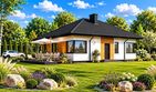 Projekt domu Panujdom 018 - parterowy dom o powierzchni 92,66 m², dach kopertowy - ujęcie 6