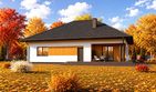 Projekt domu Planujdom 020 - parterowy dom o powierzchni 137,74 m², dach kopertowy - ujęcie 6