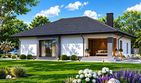Projekt domu Planujdom 022 - parterowy dom o powierzchni 139,54 m², dach kopertowy - ujęcie 5