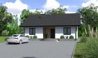 Projekt domu Planujdom 025 ver2 - parterowy dom o powierzchni 86,67 m², dach dwuspadowy - ujęcie 5