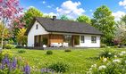 Projekt domu Planujdom 028 - parterowy dom o powierzchni 117,21 m², dach dwuspadowy - ujęcie 4
