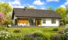 Projekt domu Planujdom 028 - parterowy dom o powierzchni 117,21 m², dach dwuspadowy - ujęcie 6