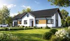 Projekt domu Planujdom 032 - parterowy dom o powierzchni 116,24 m², dach dwuspadowy - ujęcie 2