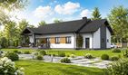 Projekt domu Planujdom 032 - parterowy dom o powierzchni 116,24 m², dach dwuspadowy - ujęcie 4