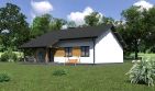 Projekt domu Planujdom 036 - parterowy dom o powierzchni 77,54 m², dach dwuspadowy - ujęcie 4