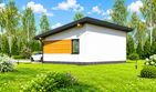 Projekt domu letniskowego Planujdom 037 ABP1101 - parterowy dom o powierzchni 40,01 m², dach jednospadowy - ujęcie 4