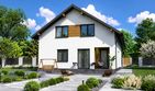 Projekt domu Planujdom 042 - parterowy z poddaszem dom o powierzchni 197,29 m², dach dwuspadowy - ujęcie 2