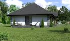 Projekt domu Planujdom 044 - parterowy dom o powierzchni 182,40 m², dach kopertowy - ujęcie 2