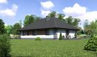 Projekt domu Planujdom 044 - parterowy dom o powierzchni 182,40 m², dach kopertowy - ujęcie 4