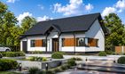 Projekt domu Planujdom 045 ver3 - parterowy dom o powierzchni 97,01 m², dach dwuspadowy - ujęcie 2