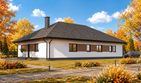Projekt domu Planujdom 046 - parterowy dom o powierzchni 164,42 m², dach kopertowy - ujęcie 4