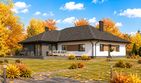 Projekt domu Planujdom 046 - parterowy dom o powierzchni 164,42 m², dach kopertowy - ujęcie 5