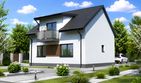 Projekt domu Planujdom 051 - parterowy z poddaszem dom o powierzchni 64,02 m², dach dwuspadowy - ujęcie 3