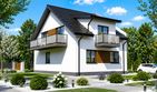 Projekt domu Planujdom 051 - parterowy z poddaszem dom o powierzchni 64,02 m², dach dwuspadowy - ujęcie 4