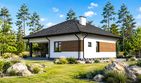 Projekt domu Planujdom 057 - parterowy dom o powierzchni 77,18 m², dach kopertowy - ujęcie 3