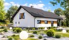 Projekt domu Planujdom 061 - parterowy z poddaszem dom o powierzchni 172,29 m², dach dwuspadowy - ujęcie 3