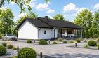 Projekt domu Planujdom 065 - parterowy dom o powierzchni 95,99 m², dach dwuspadowy - ujęcie 3