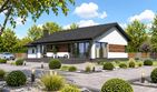 Projekt domu Planujdom 065 - parterowy dom o powierzchni 95,99 m², dach dwuspadowy - ujęcie 4