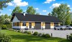 Projekt domu Planujdom 072 - parterowy dom o powierzchni 139,89 m², dach dwuspadowy - ujęcie 2