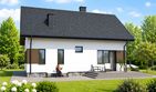 Projekt domu Planujdom 075 - parterowy z poddaszem dom o powierzchni 116,95 m², dach dwuspadowy - ujęcie 5