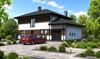 Projekt domu Planujdom 076 - z pełnym piętrem dom o powierzchni 163,26 m², dach kopertowy - ujęcie 2