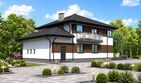 Projekt domu Planujdom 076 - z pełnym piętrem dom o powierzchni 163,26 m², dach kopertowy - ujęcie 3