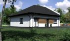 Projekt domu Planujdom 079 - parterowy dom o powierzchni 101,48 m², dach kopertowy - ujęcie 2