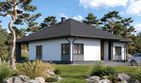 Projekt domu Planujdom 082 - parterowy dom o powierzchni 162,80 m², dach dwuspadowy - ujęcie 2