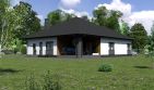 Projekt domu Planujdom 082 - parterowy dom o powierzchni 162,80 m², dach dwuspadowy - ujęcie 4