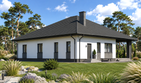 Projekt domu Planujdom 082 - parterowy dom o powierzchni 162,80 m², dach dwuspadowy - ujęcie 5