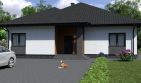 Projekt domu Planujdom 082 - parterowy dom o powierzchni 162,80 m², dach dwuspadowy - ujęcie 5