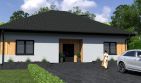 Projekt domu Planujdom 091 ver2 - parterowy dom o powierzchni 130,83 m², dach kopertowy - ujęcie 5