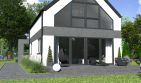 Projekt domu Planujdom 100 - parterowy z poddaszem dom o powierzchni 90,68 m², dach dwuspadowy - ujęcie 6