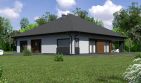 Projekt domu Planujdom 102 - parterowy dom o powierzchni 183,03 m², dach kopertowy - ujęcie 2